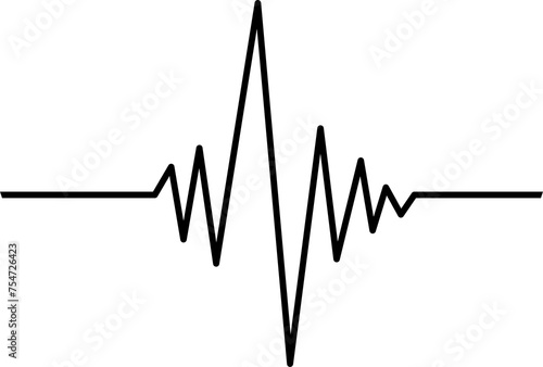 Cardiograph medical blue banner for research and cure