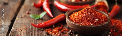 Paprika hot spices background 