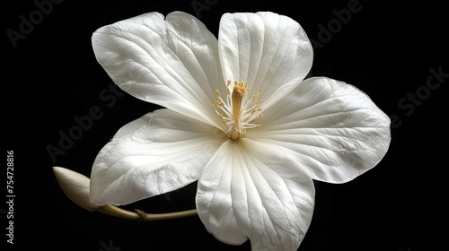 flower white color, generative ai