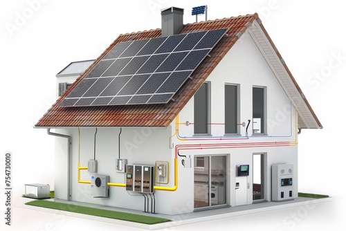 Pioneering Clean Renewable Energy in Modern Green Homes: A Look into Real Estate Brokerage and Urban Social Dynamics © Leo
