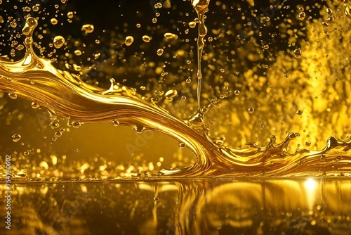 oil splash background