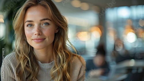 young businesswoman leading a discussion during a meeting with her colleagues 