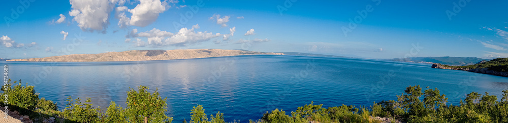 beautiful seascape. nature background Croatia