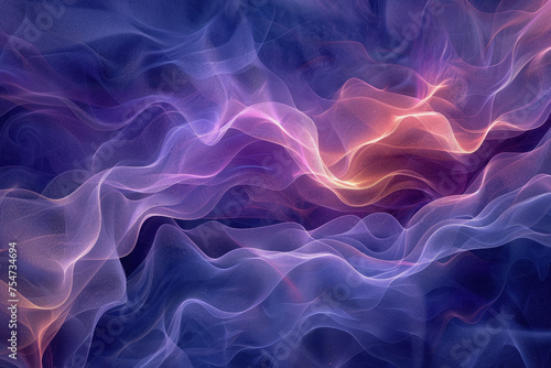 blue purple abstract background, in the style of stimwave, precisionist lines. AI Generated