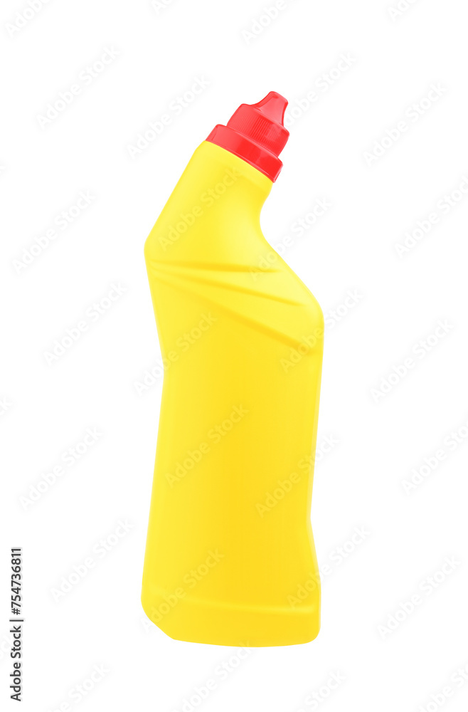 Plastic detergent bottle isolated on white. Plastic detergent bottle isolated on white.