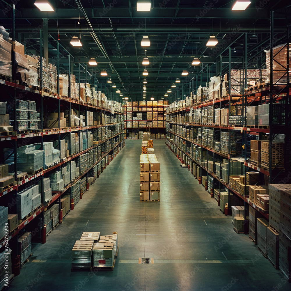 Logistics distribution center, Retail warehouse 