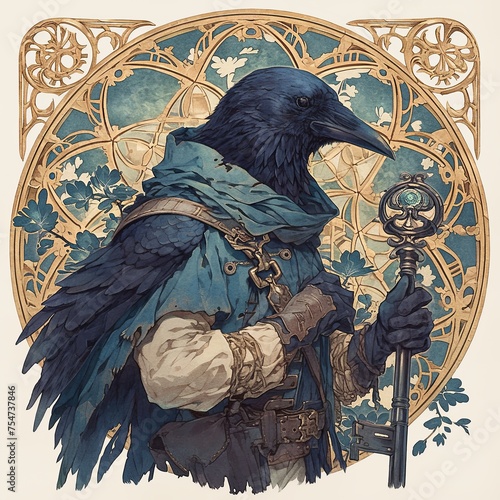 Crow's Key of Wisdom: Knowledge, Magic, and Mysticism Enchantment