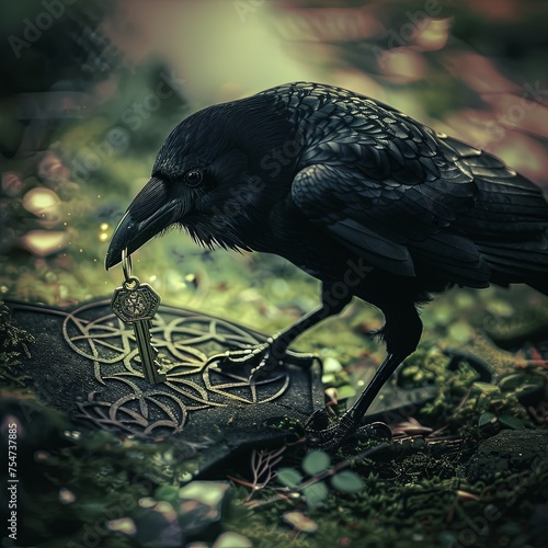 Crow's Key of Wisdom: Knowledge, Magic, and Mysticism Enchantment