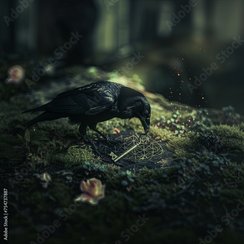 Crow's Key of Wisdom: Knowledge, Magic, and Mysticism Enchantment