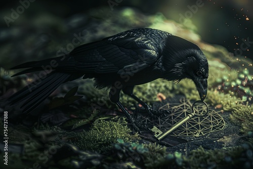 Crow's Key of Wisdom: Knowledge, Magic, and Mysticism Enchantment