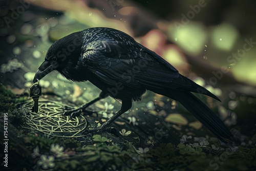 Crow's Key of Wisdom: Knowledge, Magic, and Mysticism Enchantment