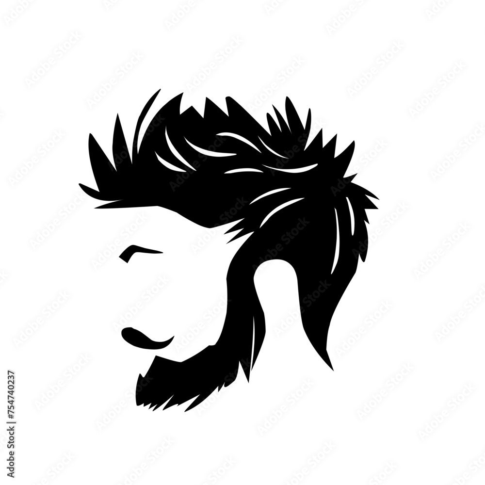 Male hairstyle. Beauty haircut salon for man styling barber shaved grooming collection Male hairstyle. Beauty haircut salon for man styling barber shaved grooming collection