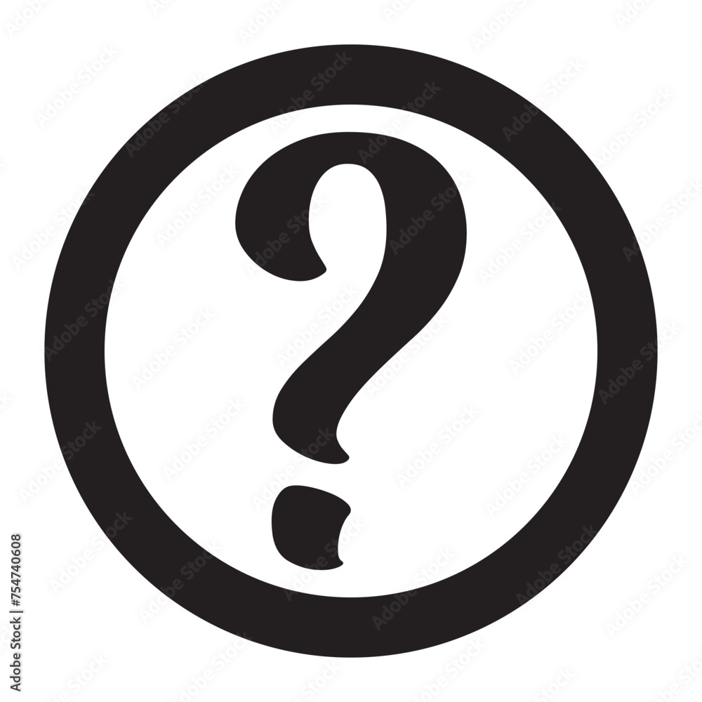 Question mark icon symbol, vector illustration. Question mark icon flat round button . Question mark icon symbol, vector illustration. Question mark icon flat round button .