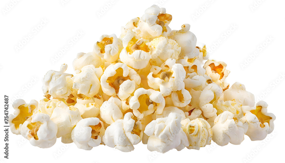 Realistic popcorn - obrazy, fototapety, plakaty 