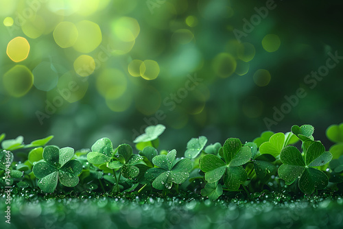 Close Up of Green Leaves on Grass