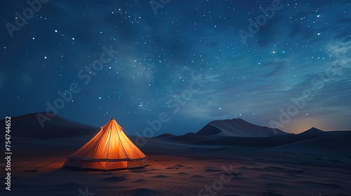 Experience the Magic of Desert Camping with a Sky Full of Stars Overhead and the Peace of Nature