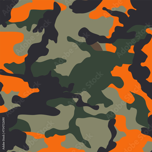 Army Camo Print Camouflage Pattern