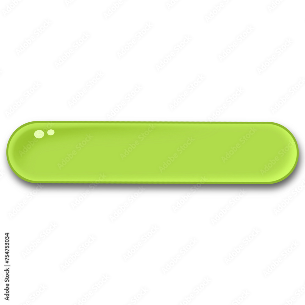 Title border, glass buttons, Text box, game button, buttons, UI, Vector cartoon set of glossy labels.