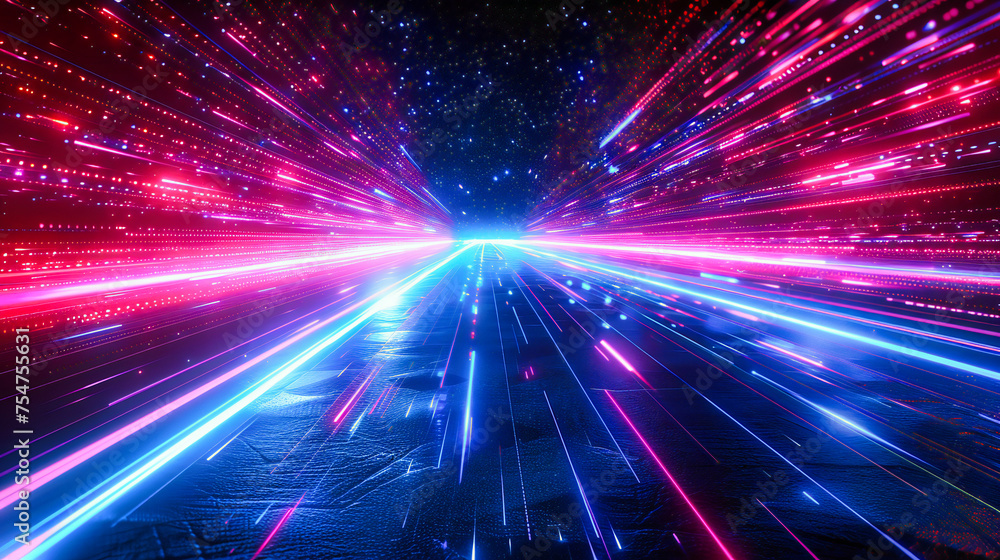 Speed and Technology Abstract Concept, Blue Light Streaks in Motion, Futuristic Background Design Speed and Technology Abstract Concept, Blue Light Streaks in Motion, Futuristic Background Design