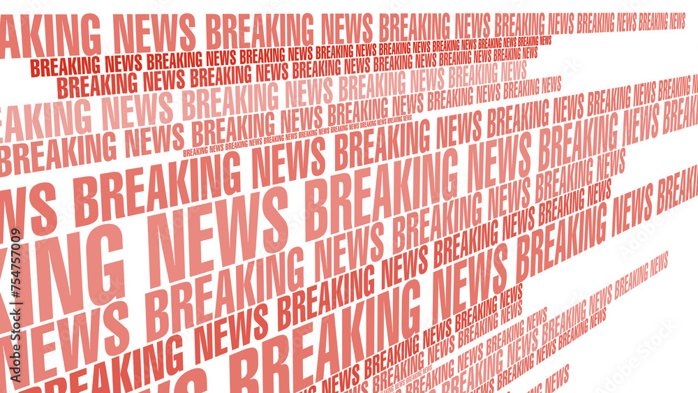 Global news breaking news text on white background creative and informative news backdrop for online news network Global news breaking news text on white background creative and informative news backdrop for online news network
