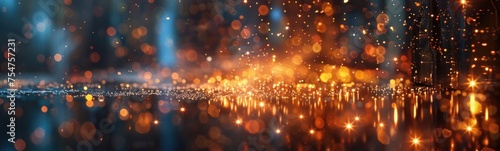 Colorful bokeh blurred background  photo