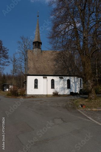 Tiny chapel called Saint Elisabeth near the mountain hotel Hoher Knochen photo