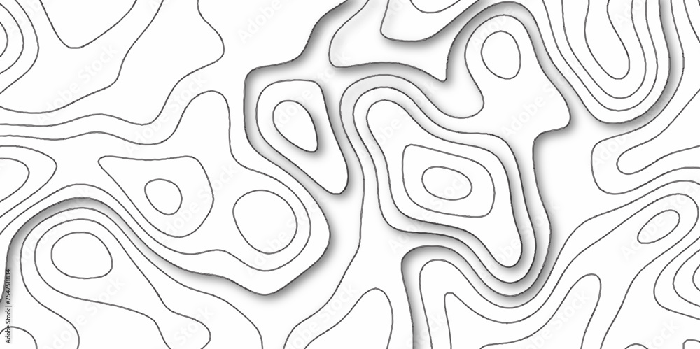 Modern Topographic map background geographic line map with elevation assignments. Map on land vector terrain Illustration. Topo contour map on white background. The black on white contours vector . Modern Topographic map background geographic line map with elevation assignments. Map on land vector terrain Illustration. Topo contour map on white background. The black on white contours vector .