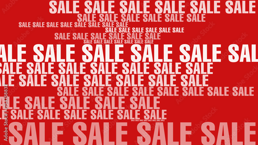 Market sale red background with sale text, store price, and discount offer inscription Market sale red background with sale text, store price, and discount offer inscription