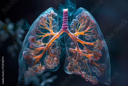 The mesmerizing complexity of the lungs photo