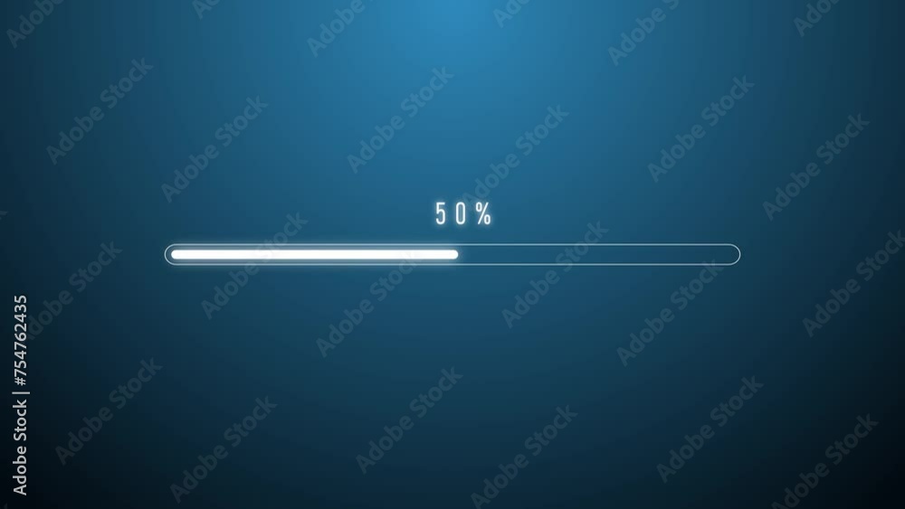 Abstract new fast loading bar icon animation. Abstract new fast loading bar icon animation.