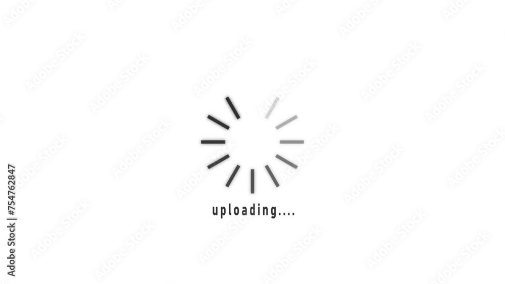 Abstract new circle loading bar animation background. Abstract new circle loading bar animation background.