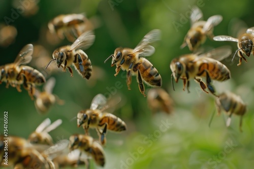 Bees background  © Roman