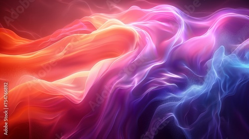 Vibrant Transformation: A Dynamic Display of Colorful Waves