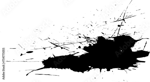 Abstract background. Monochrome texture. Paintbrush grunge background.. grunge background, Weathered brushed backdrop. Urban brush wall template