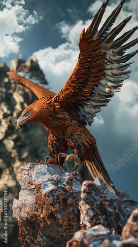 3D render of Conquer the skies with the Air Elemental Eagle by your side.