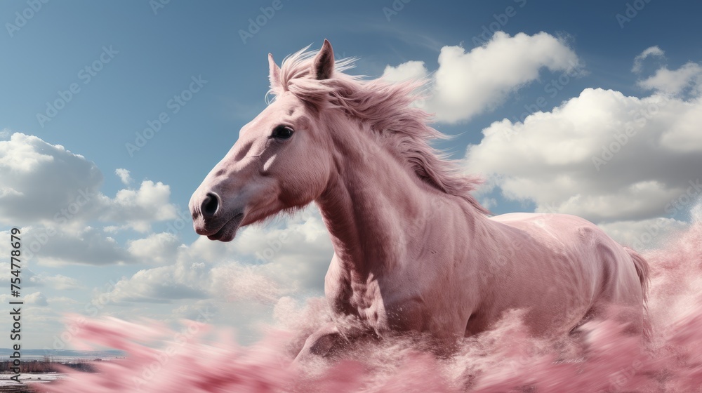 white horse in the field white horse in the field