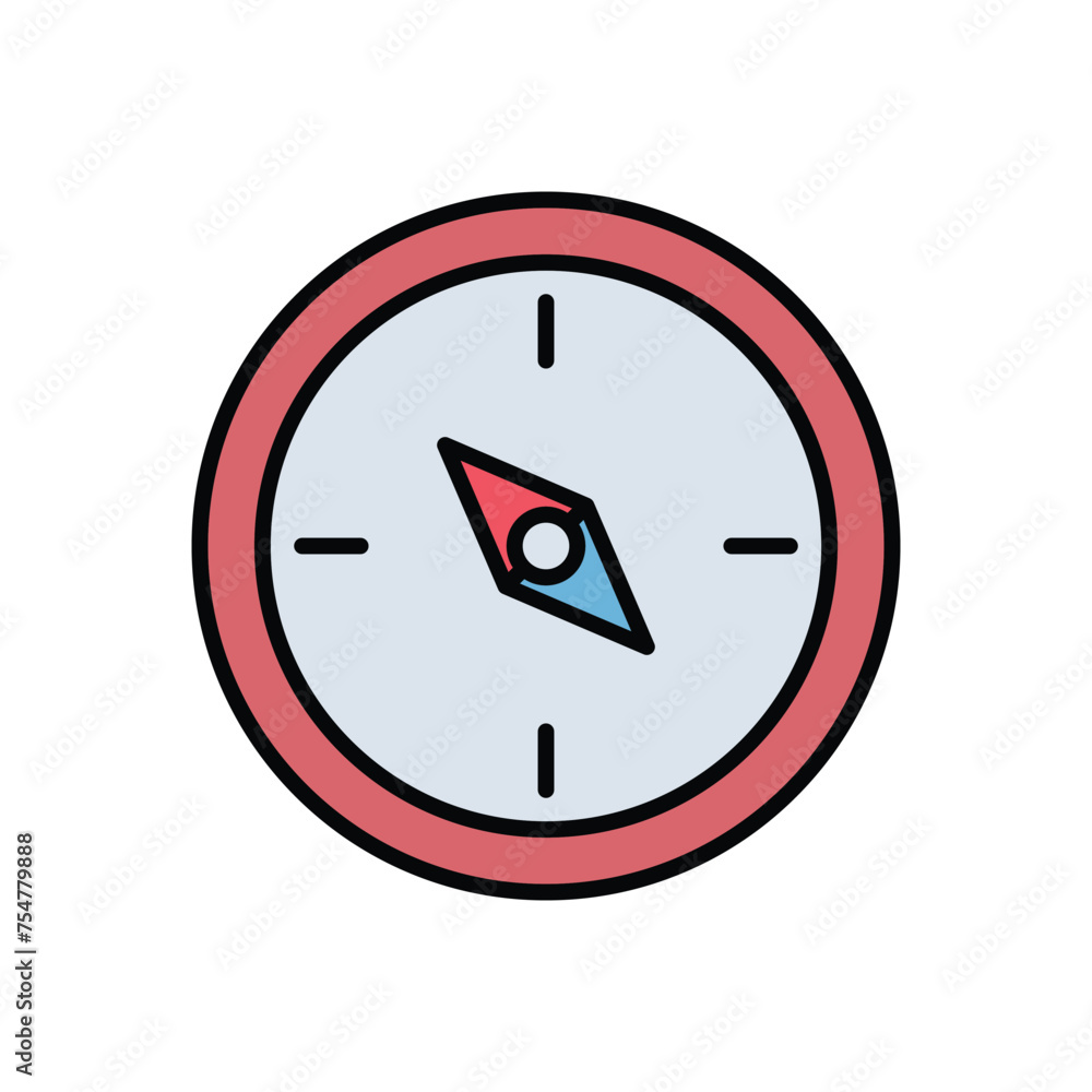 compass icon vector template design flat and simple compass icon vector template design flat and simple