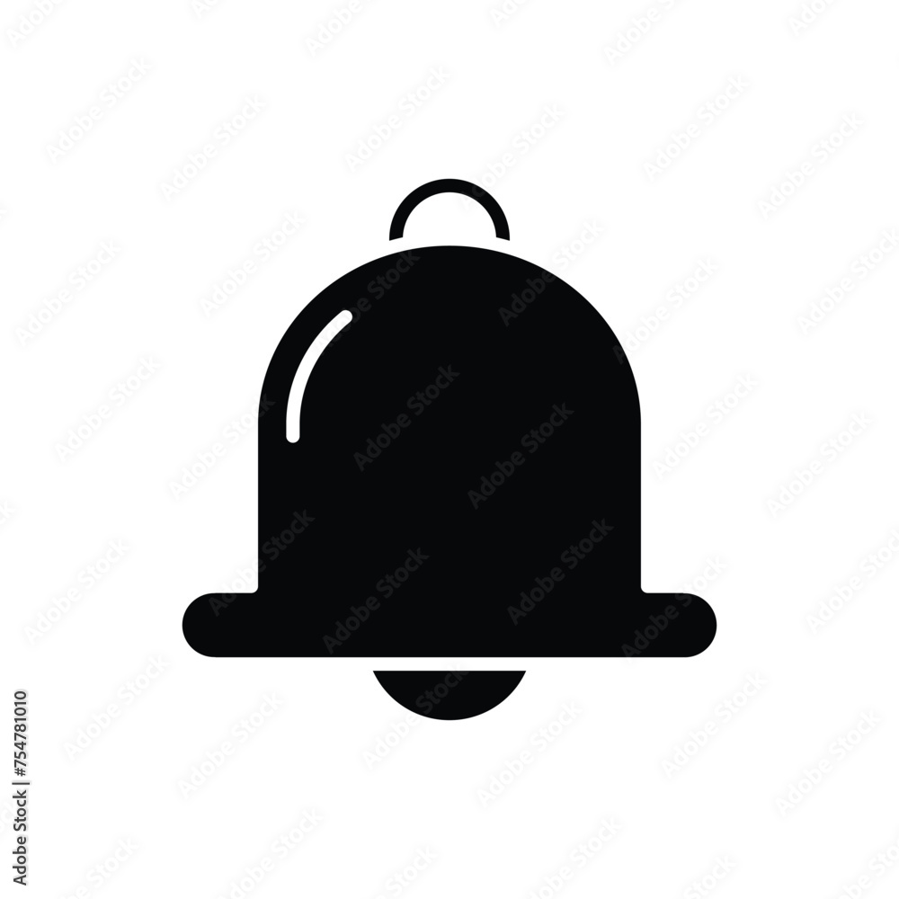 bell icon vector template design flat and simple bell icon vector template design flat and simple