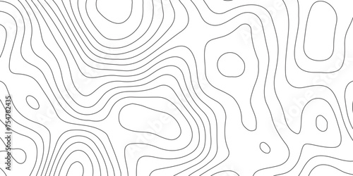 Topographic map background geographic line map pattern .panorama view black color wave curve lines .geographic mountain relief abstract grid .the concept map of a conditional geography map .