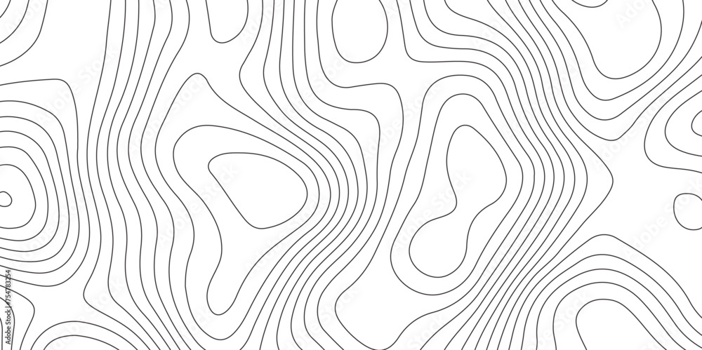 Topographic map background geographic line map pattern .panorama view black color wave curve lines .geographic mountain relief abstract grid .the concept map of a conditional geography map .