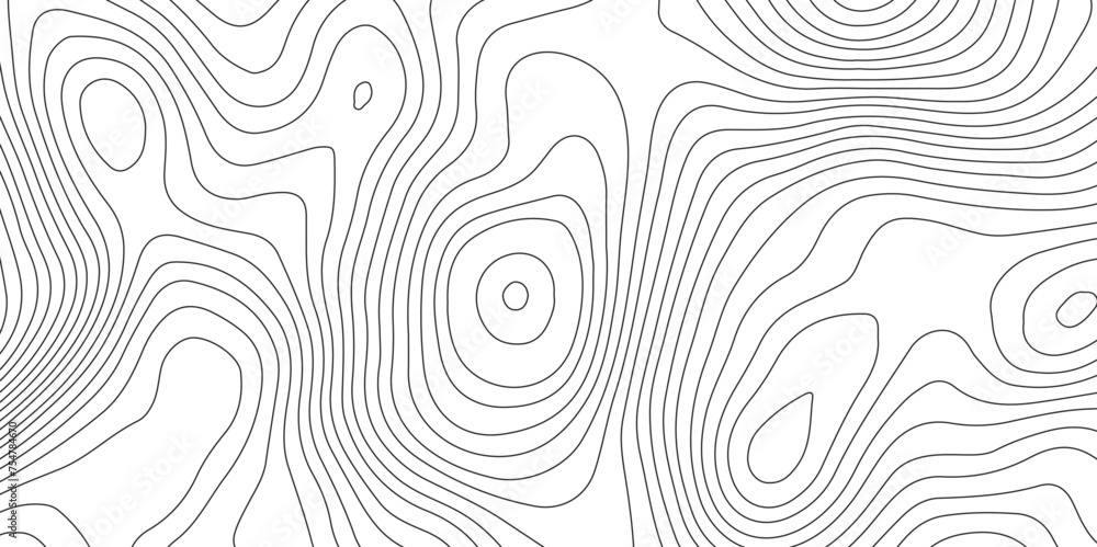 Topographic map background geographic line map pattern .panorama view black color wave curve lines .geographic mountain relief abstract grid .the concept map of a conditional geography map .