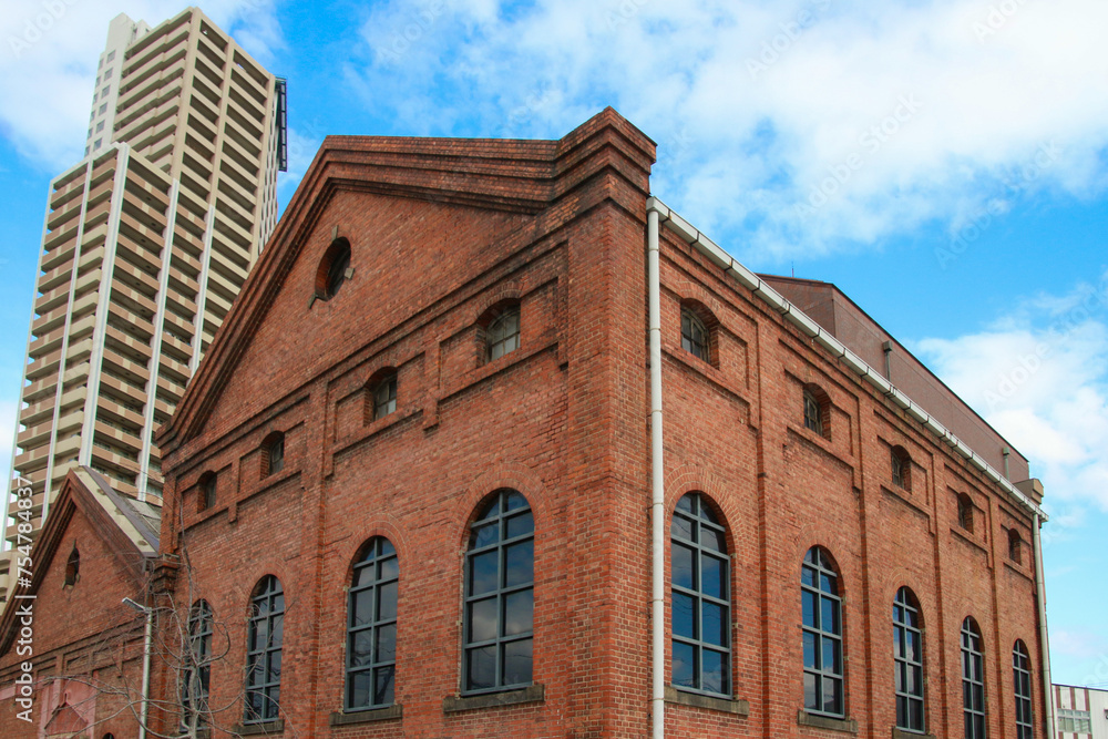 Obraz premium 阪神電車旧尼崎発電所