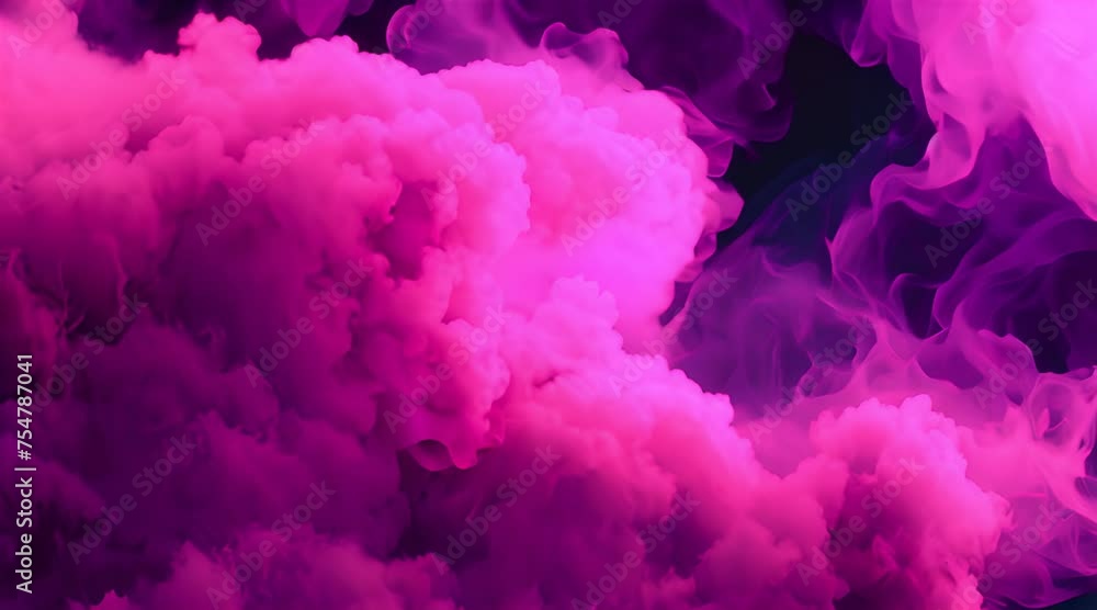 Color smoke texture. Glitter ink swirl. Magic air wave. Intro overlay. Neon blue pink sparkling dust mist flow on dark abstract background Color smoke texture. Glitter ink swirl. Magic air wave. Intro overlay. Neon blue pink sparkling dust mist flow on dark abstract background