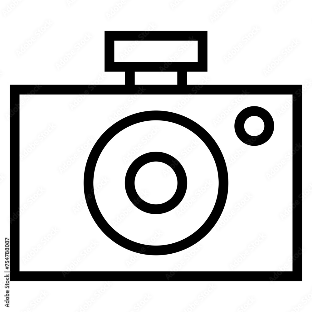 Photo camera vector icon Photo camera vector icon