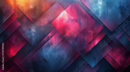 Vibrant Abstract Background With Multicolored Swirls