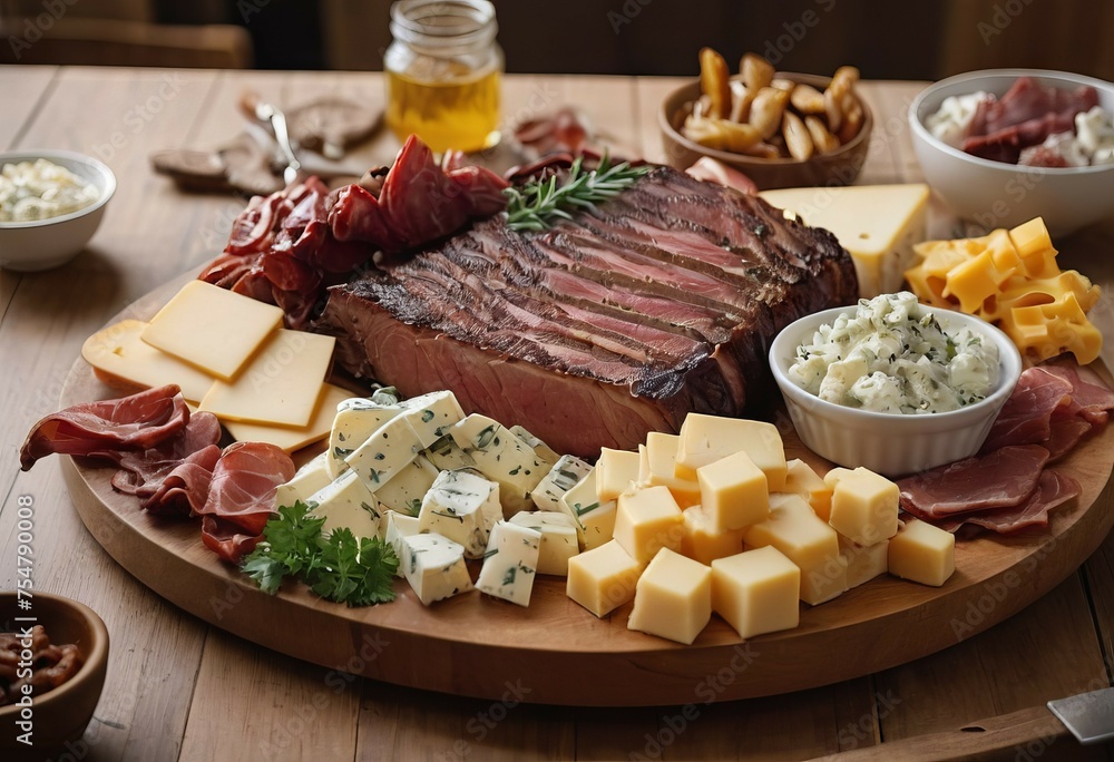 Smoky Meat and Creamy Cheese: A Gourmet Pairing Smoky Meat and Creamy Cheese: A Gourmet Pairing