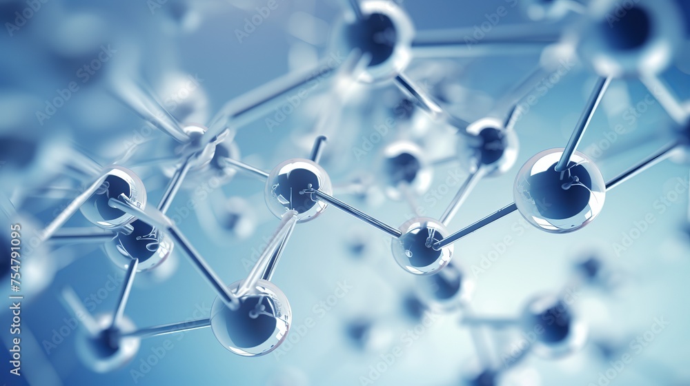 A white molecule or atom is showcased, presenting an abstract clean structure suitable for science or medical backgrounds in a 3D illustration format. A white molecule or atom is showcased, presenting an abstract clean structure suitable for science or medical backgrounds in a 3D illustration format.