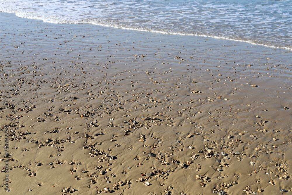 Beach on the Mediterranean Sea in Tel Aviv. Beach on the Mediterranean Sea in Tel Aviv.