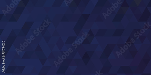 Abstract dark blue seamless geometric low polygon pattern .geometric wall tile polygonal pattern design .abstract small mosaic tringles vector illustration ,business design template .