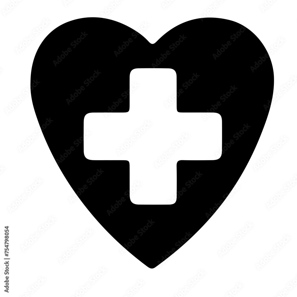 heart with plus sign, medical heart with plus sign, medical
